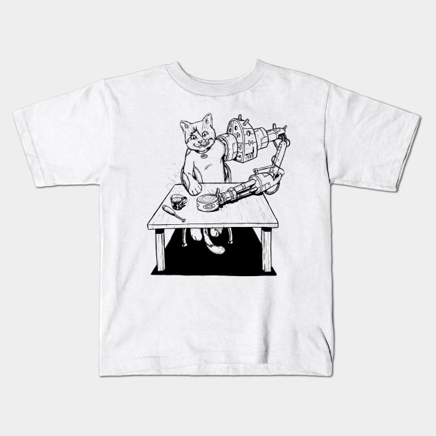 The Simple Matter of Dinner Kids T-Shirt by AJIllustrates